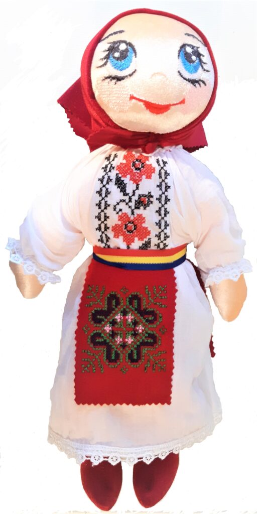 păpusă tradițional românească model Maria